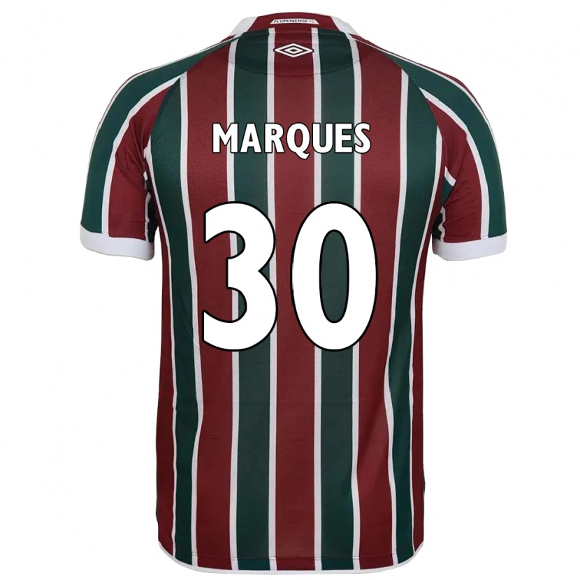 Danxen Enfant Maillot Vero Marques #30 Blanc Vert Bordeaux Tenues Domicile 2025/26 T-Shirt