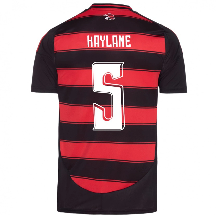 Danxen Enfant Maillot Kaylane #5 Rouge Noir Tenues Domicile 2025/26 T-Shirt