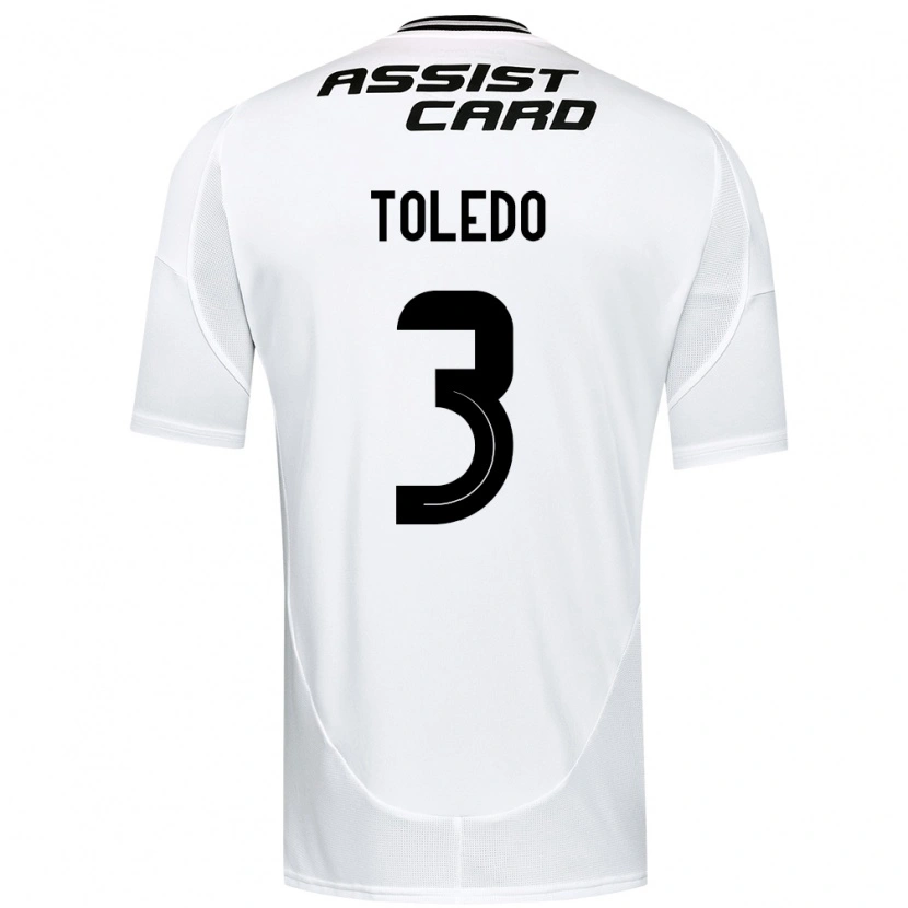 Danxen Enfant Maillot Miguel Toledo #3 Noir Blanc Tenues Domicile 2025/26 T-Shirt