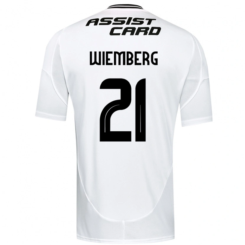 Danxen Enfant Maillot Erick Wiemberg #21 Noir Blanc Tenues Domicile 2025/26 T-Shirt