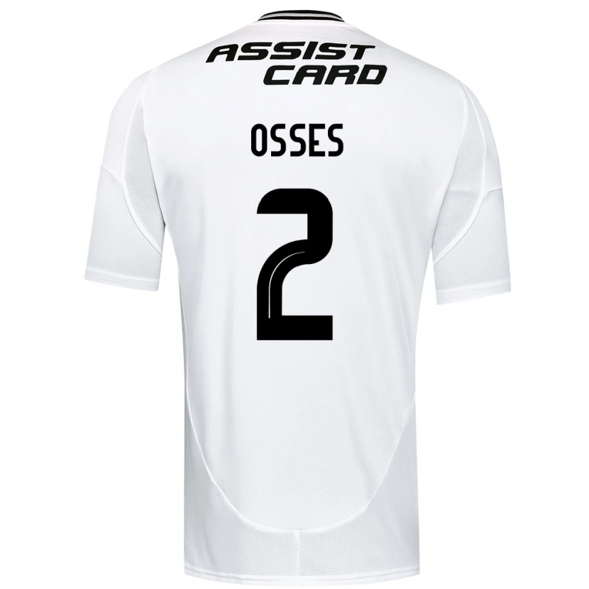 Danxen Enfant Maillot Martina Osses #2 Noir Blanc Tenues Domicile 2025/26 T-Shirt