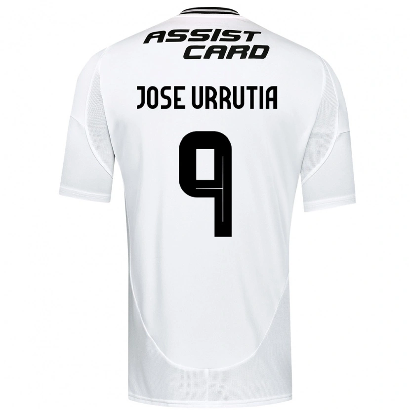 Danxen Enfant Maillot María José Urrutia #9 Noir Blanc Tenues Domicile 2025/26 T-Shirt