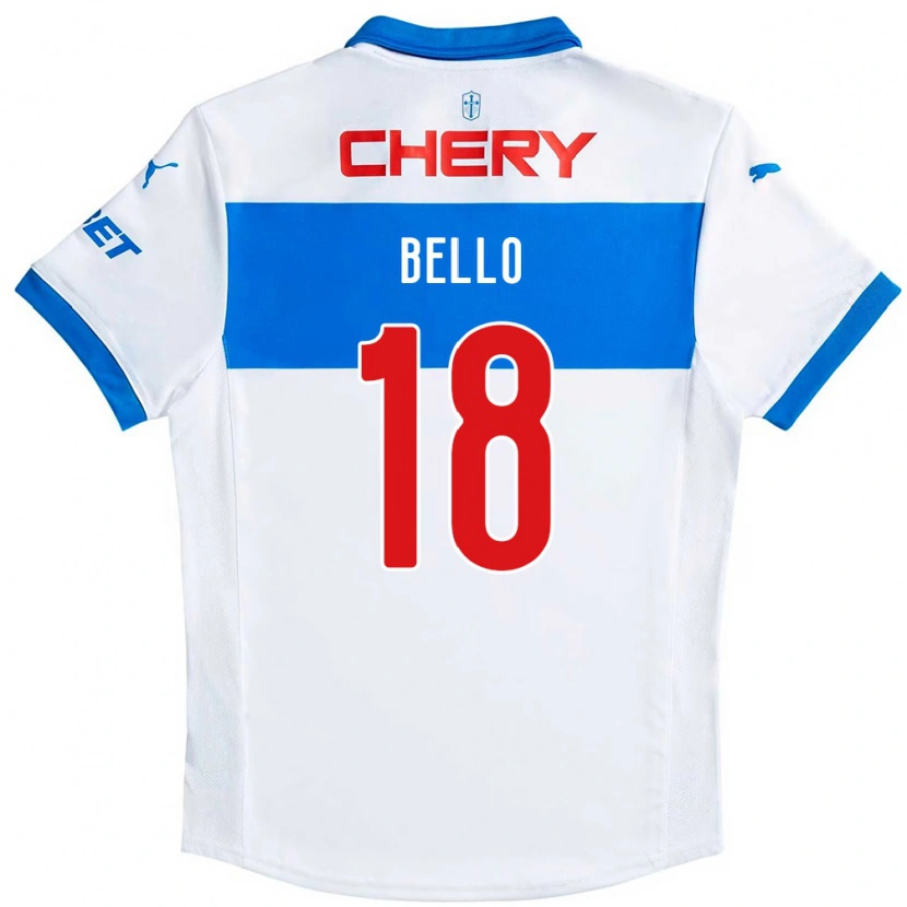 Danxen Enfant Maillot Eduard Bello #18 Noir Bleu Tenues Domicile 2025/26 T-Shirt