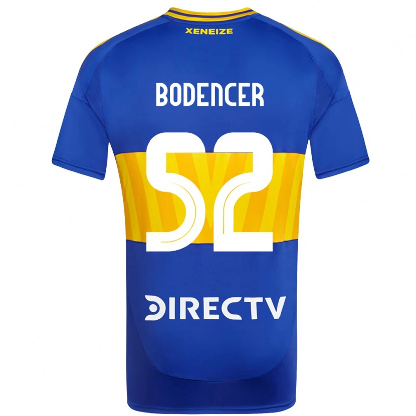Danxen Enfant Maillot Erik Bodencer #52 Blanc Bleu Tenues Domicile 2025/26 T-Shirt