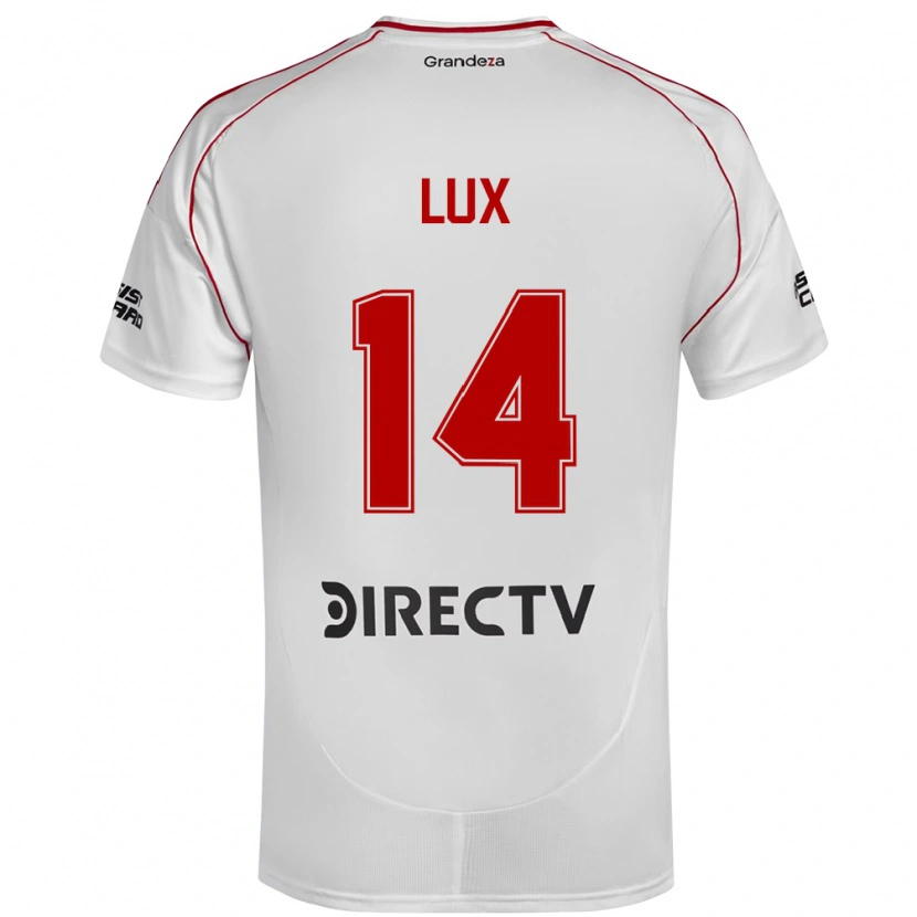 Danxen Enfant Maillot German Lux #14 Blanc Rouge Tenues Domicile 2025/26 T-Shirt
