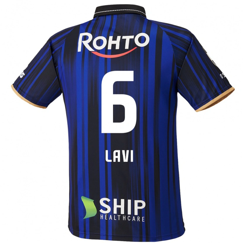 Danxen Enfant Maillot Neta Lavi #6 Bleu Blanc Noir Tenues Domicile 2025/26 T-Shirt