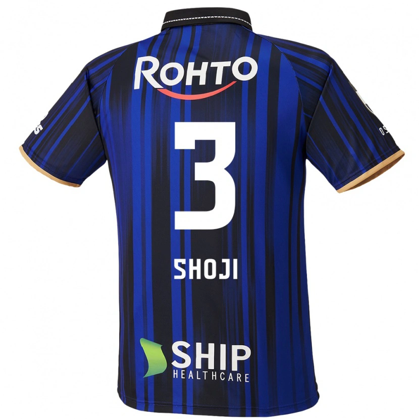Danxen Enfant Maillot Gen Shoji #3 Bleu Blanc Noir Tenues Domicile 2025/26 T-Shirt