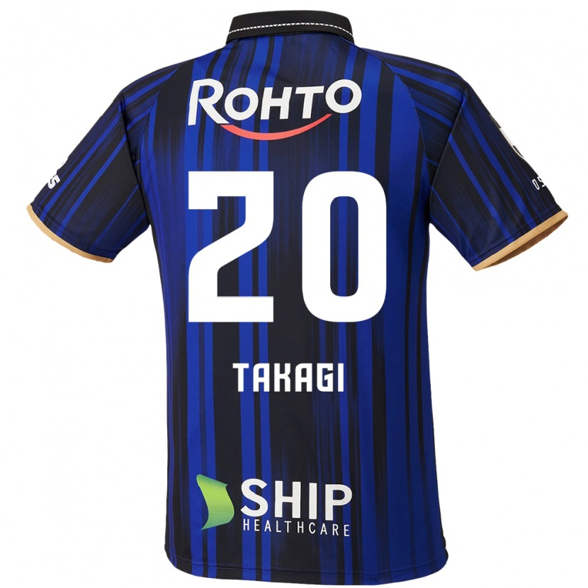 Danxen Enfant Maillot Daisuke Takagi #20 Bleu Blanc Noir Tenues Domicile 2025/26 T-Shirt