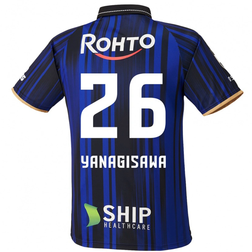 Danxen Enfant Maillot Ko Yanagisawa #26 Bleu Blanc Noir Tenues Domicile 2025/26 T-Shirt