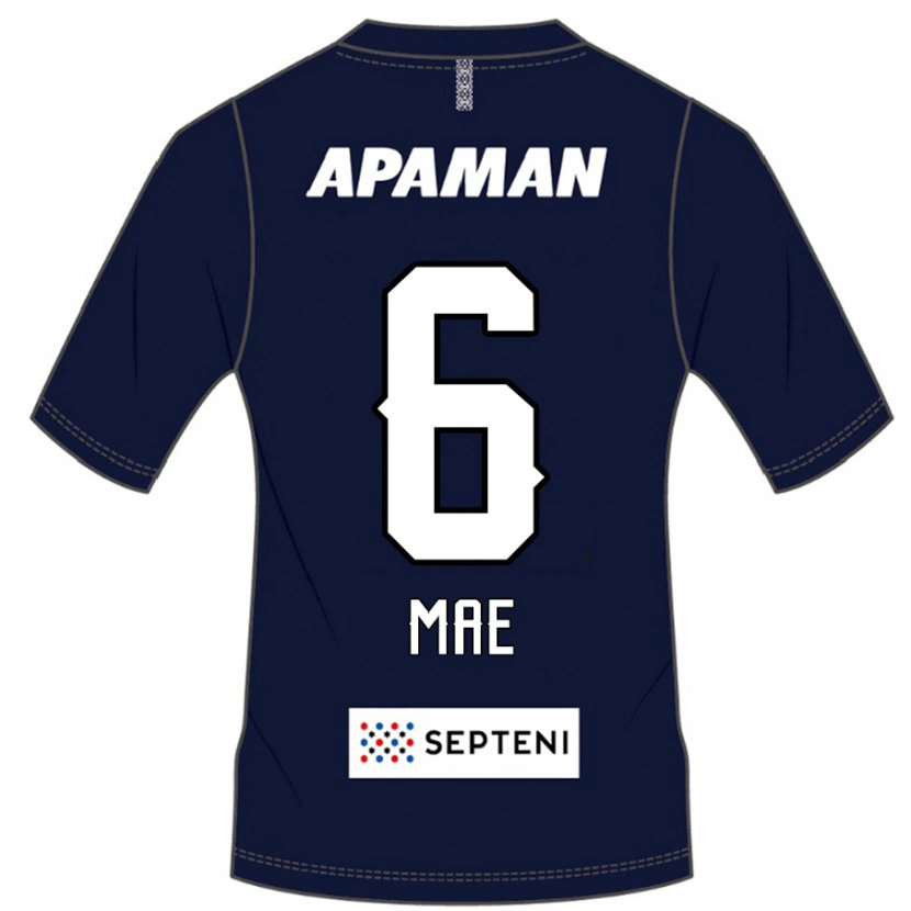 Danxen Enfant Maillot Hiroyuki Mae #6 Bleu Royal Blanc Tenues Domicile 2025/26 T-Shirt