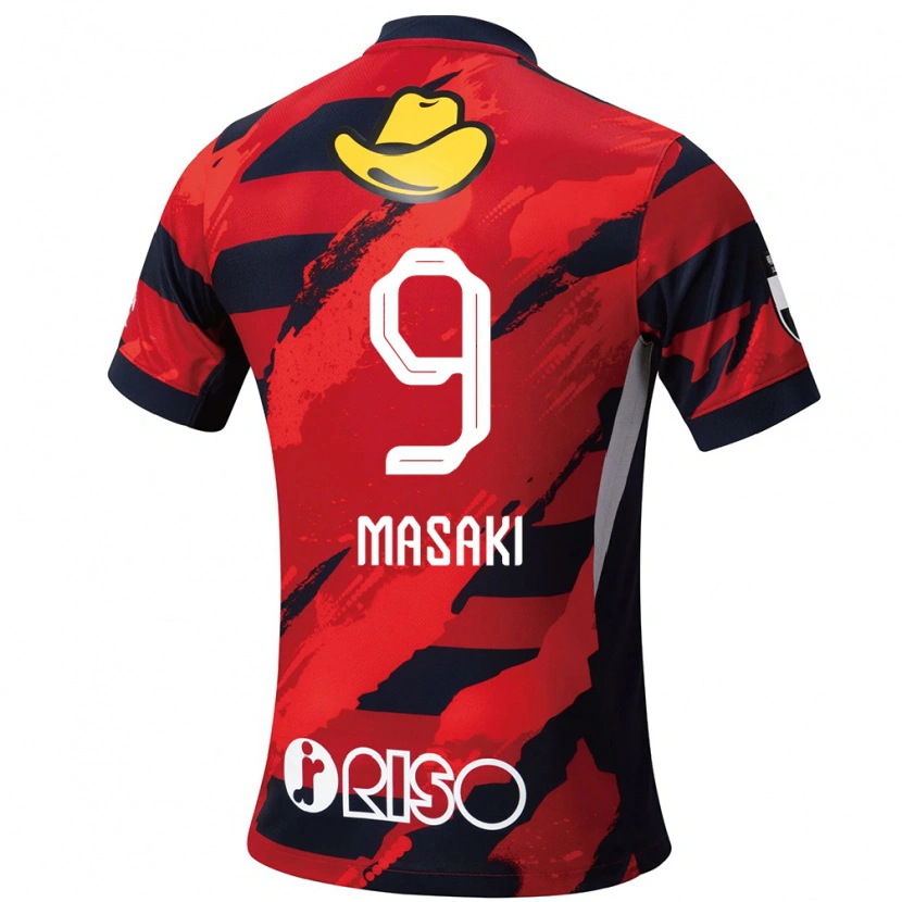 Danxen Enfant Maillot Hiroto Masaki #9 Blanc Noir Tenues Domicile 2025/26 T-Shirt