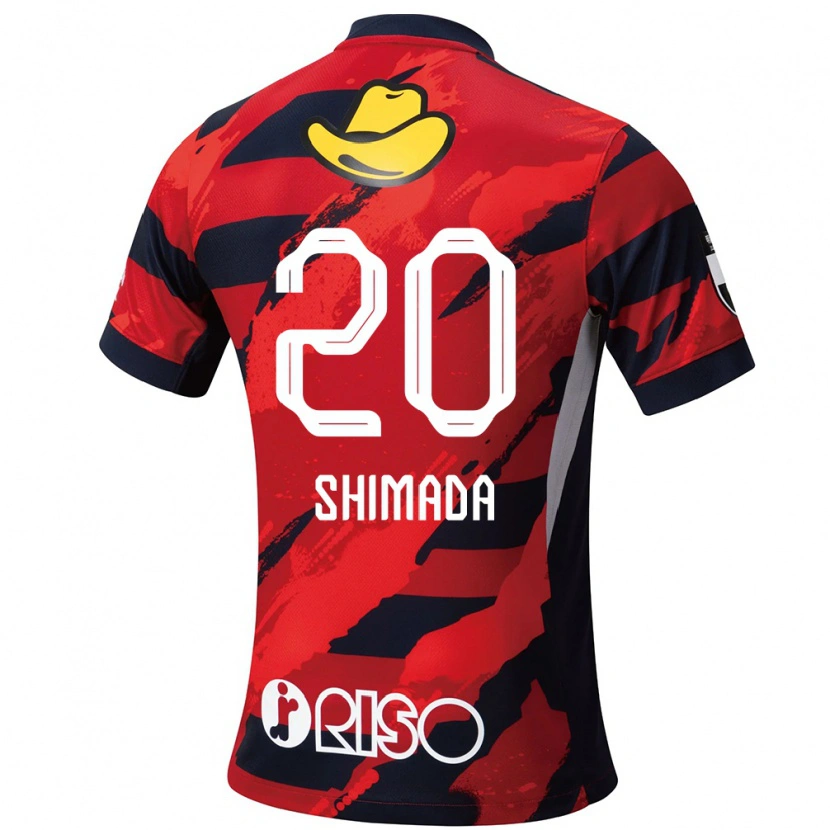 Danxen Enfant Maillot Victor Shimada #20 Blanc Noir Tenues Domicile 2025/26 T-Shirt