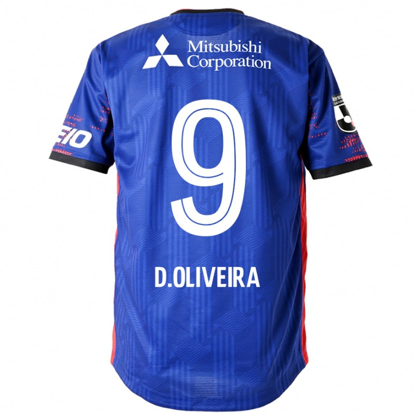 Danxen Enfant Maillot Diego Oliveira #9 Blanc Noir Tenues Domicile 2025/26 T-Shirt