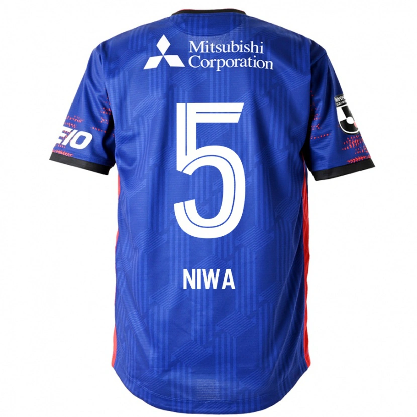 Danxen Enfant Maillot Daiki Niwa #5 Bleu Royal Blanc Tenues Domicile 2025/26 T-Shirt