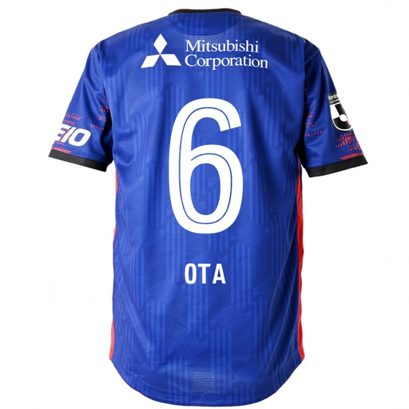 Danxen Enfant Maillot Kosuke Ota #6 Bleu Royal Blanc Tenues Domicile 2025/26 T-Shirt