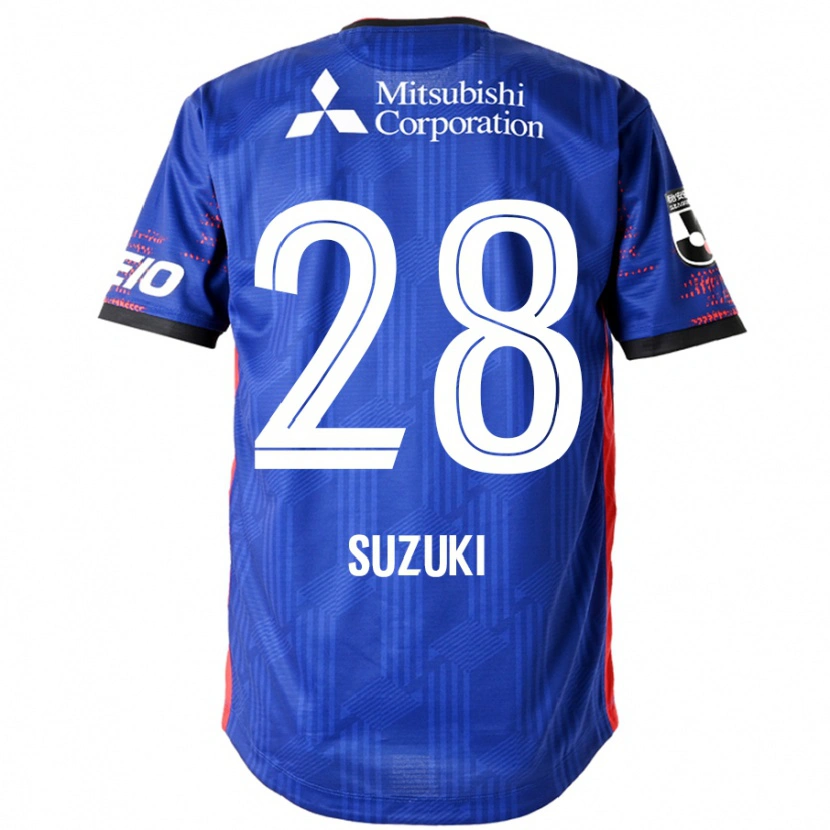 Danxen Enfant Maillot Junya Suzuki #28 Bleu Royal Blanc Tenues Domicile 2025/26 T-Shirt