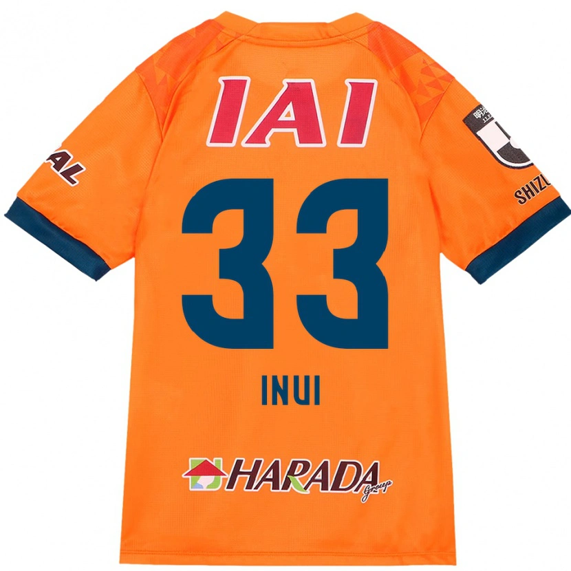 Danxen Enfant Maillot Takashi Inui #33 Orange Rouge Tenues Domicile 2025/26 T-Shirt