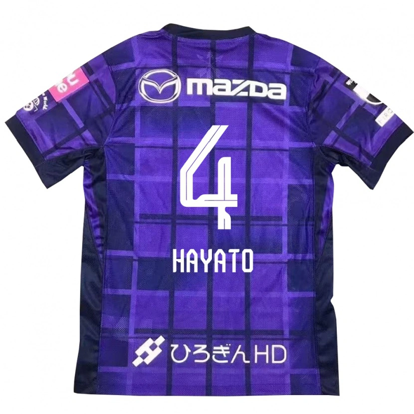 Danxen Enfant Maillot Hayato Araki #4 Blanc Orange Tenues Domicile 2025/26 T-Shirt