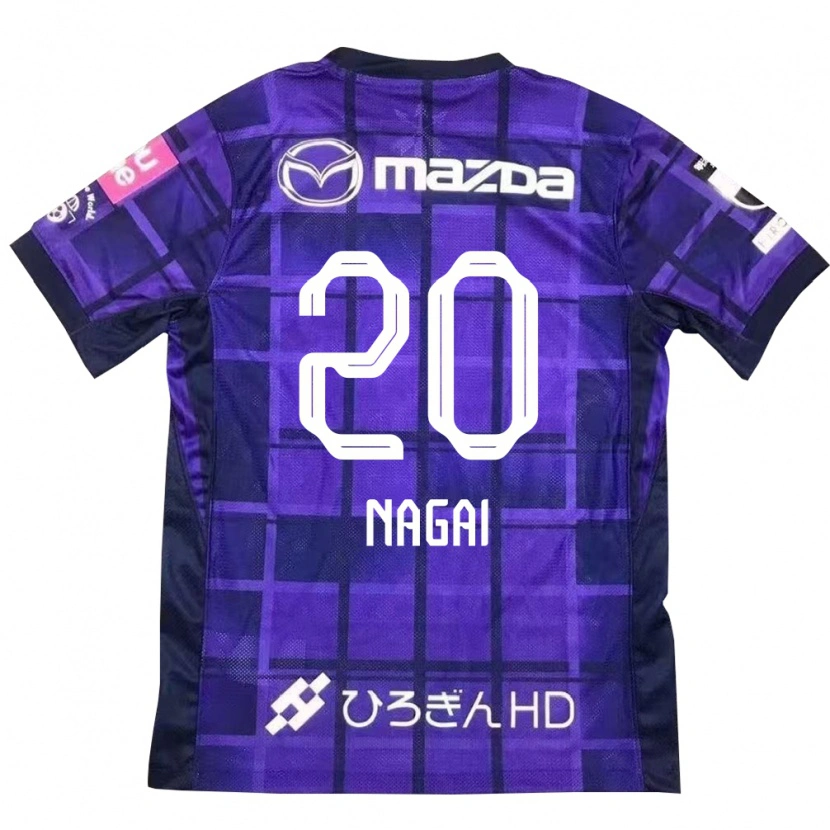 Danxen Enfant Maillot Ryo Nagai #20 Blanc Orange Tenues Domicile 2025/26 T-Shirt