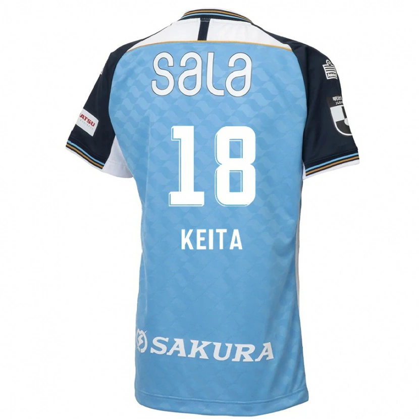 Danxen Enfant Maillot Keita Takahata #18 Blanc Noir Tenues Domicile 2025/26 T-Shirt