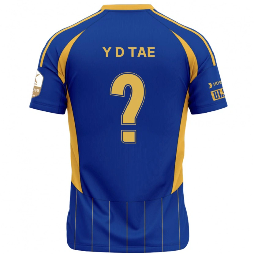 Danxen Enfant Maillot Do-Yoon Tae #0 Bleu Royal Jaune Tenues Domicile 2025/26 T-Shirt