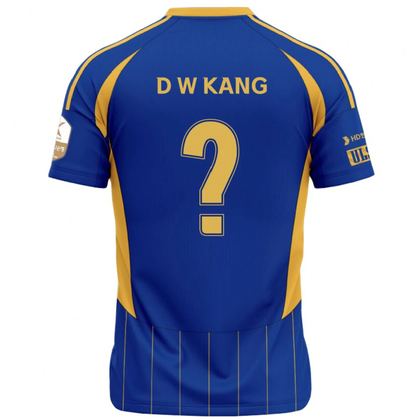Danxen Enfant Maillot Dong-Woo Kang #0 Blanc Bleu Ciel Tenues Domicile 2025/26 T-Shirt