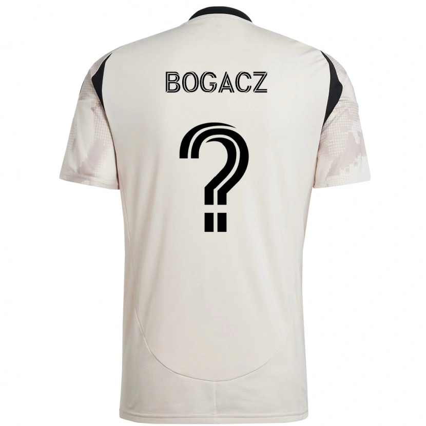 Danxen Enfant Maillot Wiktor Bogacz #0 Rouge Noir Tenues Extérieur 2025/26 T-Shirt