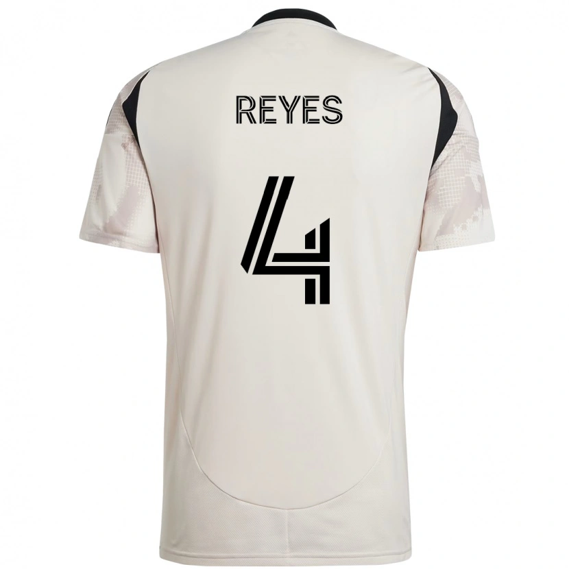 Danxen Enfant Maillot Andrés Reyes #4 Rouge Noir Tenues Extérieur 2025/26 T-Shirt