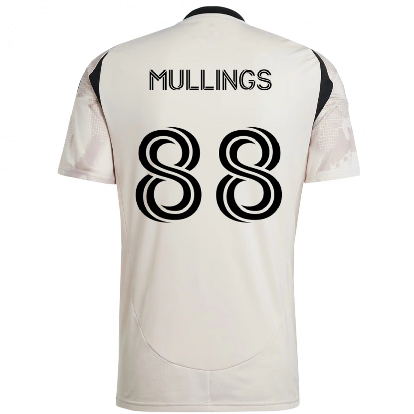 Danxen Enfant Maillot O'vonte Mullings #88 Rouge Noir Tenues Extérieur 2025/26 T-Shirt