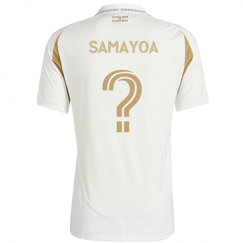 Danxen Enfant Maillot Adriano Samayoa #0 Noir Marron Tenues Extérieur 2025/26 T-Shirt