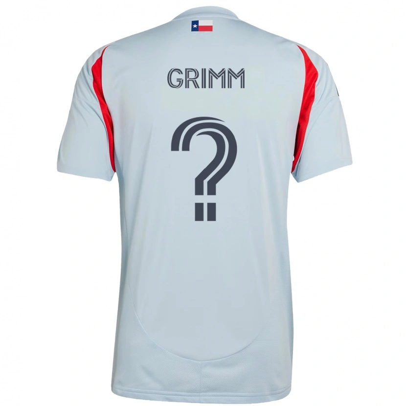 Danxen Enfant Maillot Mason Grimm #0 Rouge Bleu Marine Tenues Extérieur 2025/26 T-Shirt