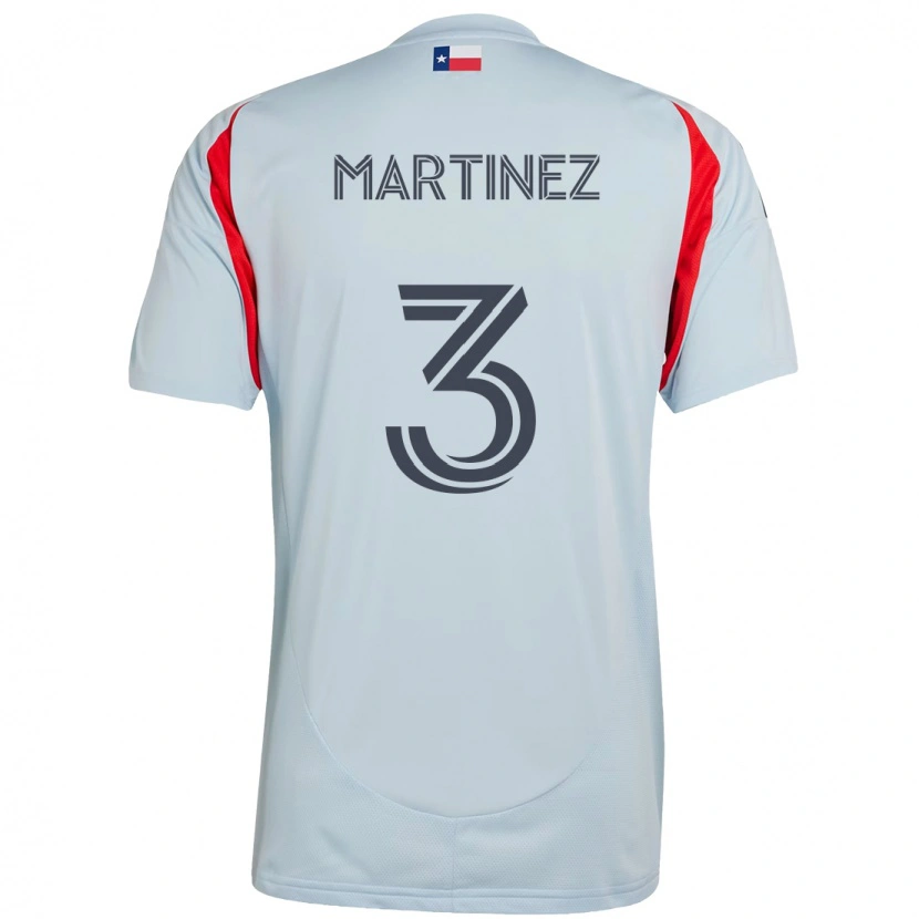 Danxen Enfant Maillot José Antonio Martínez #3 Rouge Bleu Marine Tenues Extérieur 2025/26 T-Shirt