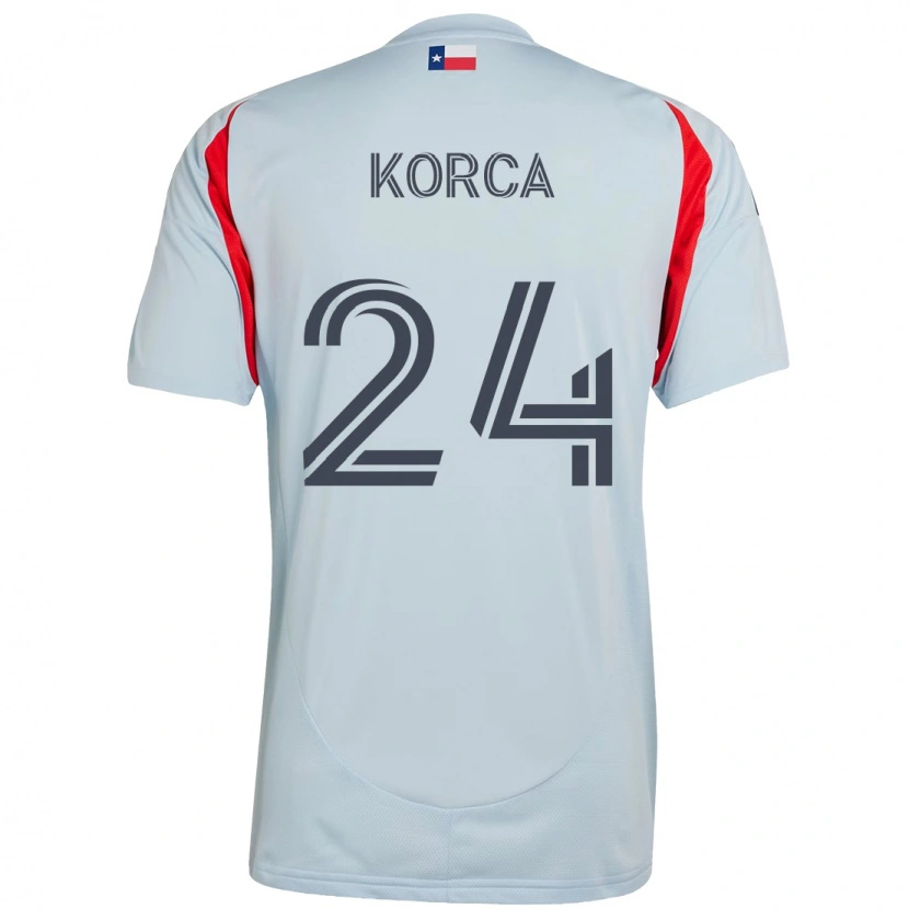 Danxen Enfant Maillot Amet Korca #24 Rouge Bleu Marine Tenues Extérieur 2025/26 T-Shirt