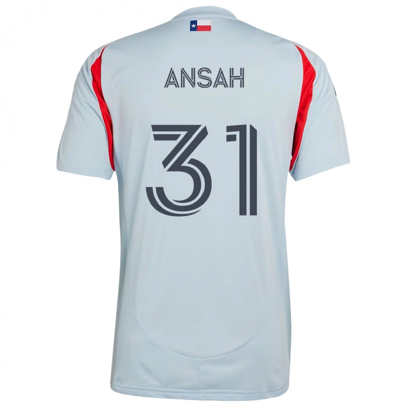 Danxen Enfant Maillot Eugene Ansah #31 Rouge Bleu Marine Tenues Extérieur 2025/26 T-Shirt