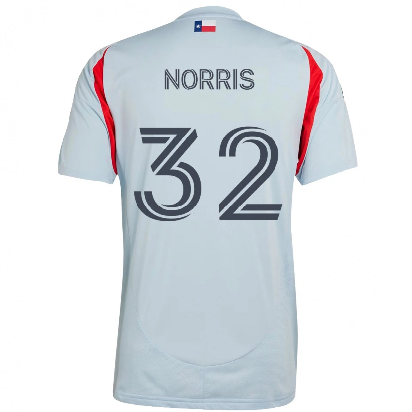Danxen Enfant Maillot Nolan Norris #32 Rouge Bleu Marine Tenues Extérieur 2025/26 T-Shirt
