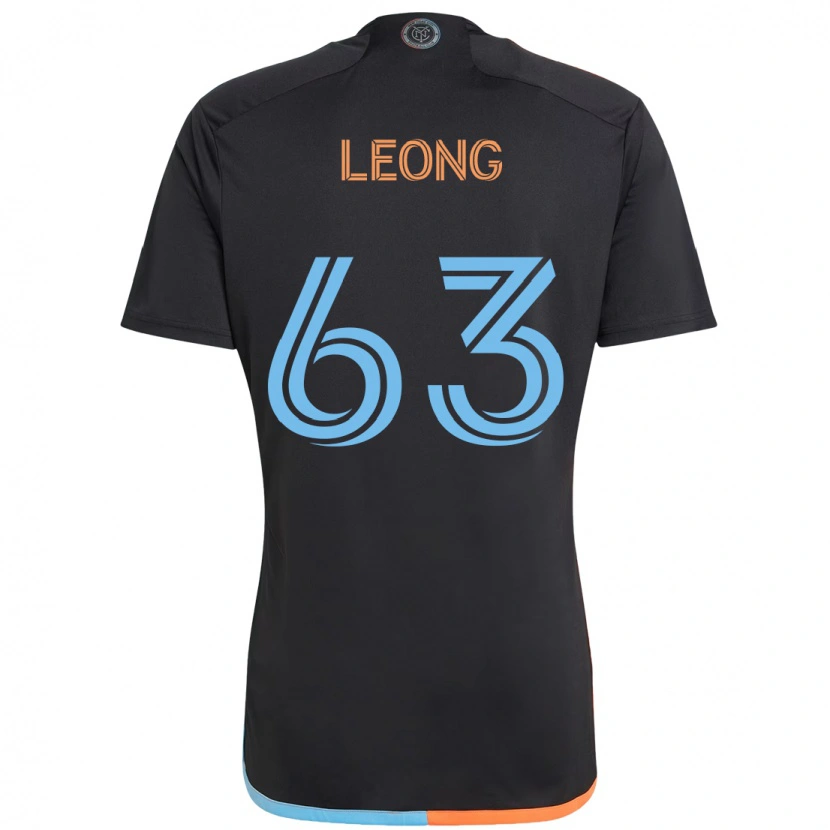 Danxen Enfant Maillot Matthew Leong #63 Noir Bleu Orange Tenues Extérieur 2025/26 T-Shirt
