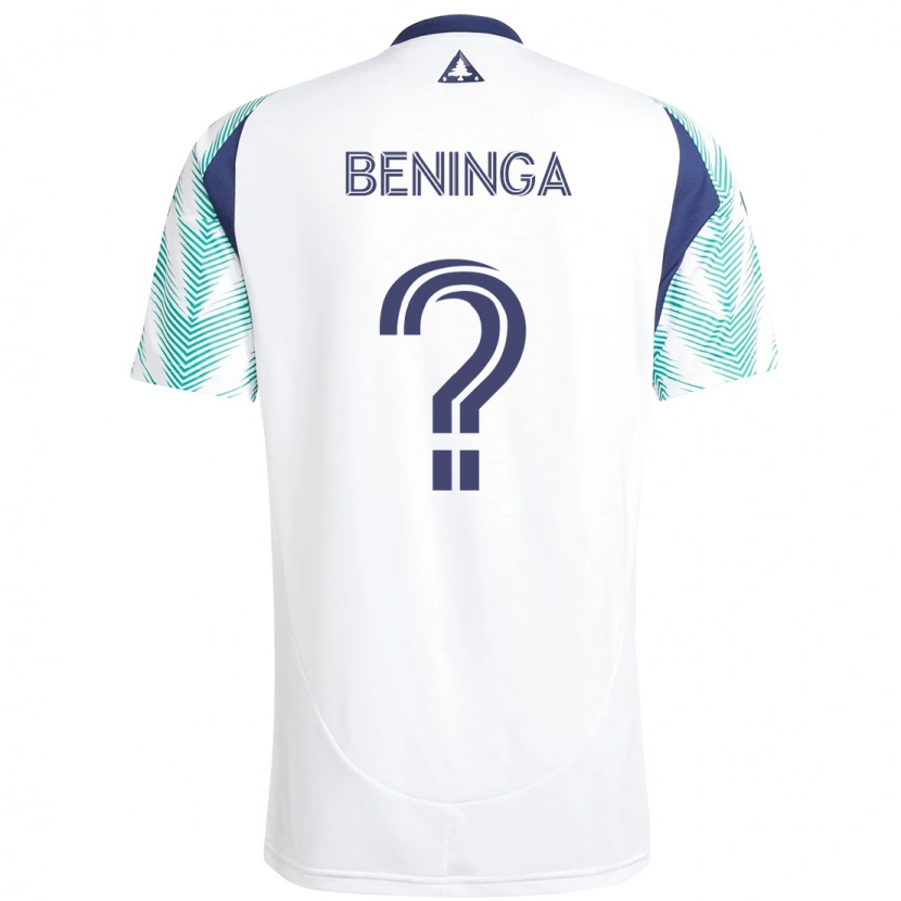 Danxen Enfant Maillot Owen Beninga #0 Bleu Rouge Tenues Extérieur 2025/26 T-Shirt