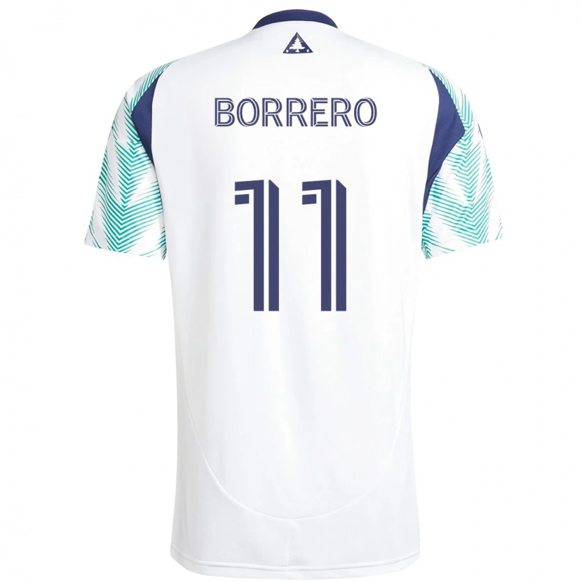 Danxen Enfant Maillot Dylan Borrero #11 Bleu Rouge Tenues Extérieur 2025/26 T-Shirt