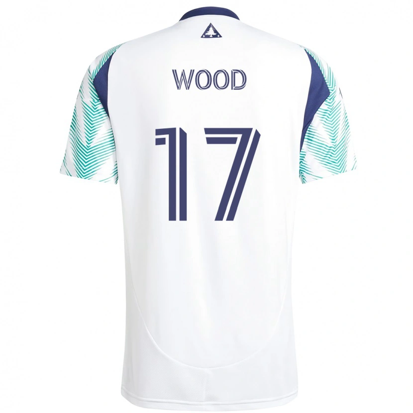 Danxen Enfant Maillot Bobby Wood #17 Bleu Rouge Tenues Extérieur 2025/26 T-Shirt