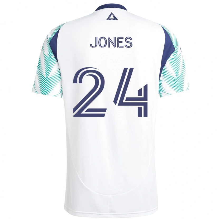 Danxen Enfant Maillot Dejuan Jones #24 Bleu Rouge Tenues Extérieur 2025/26 T-Shirt