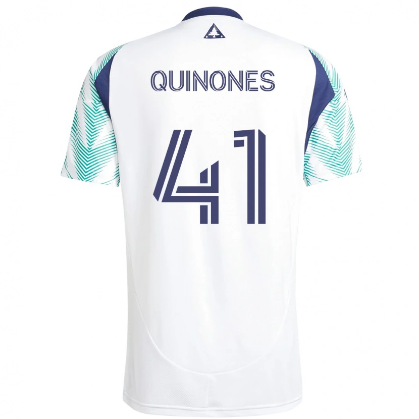 Danxen Enfant Maillot Colby Quiñónes #41 Bleu Rouge Tenues Extérieur 2025/26 T-Shirt