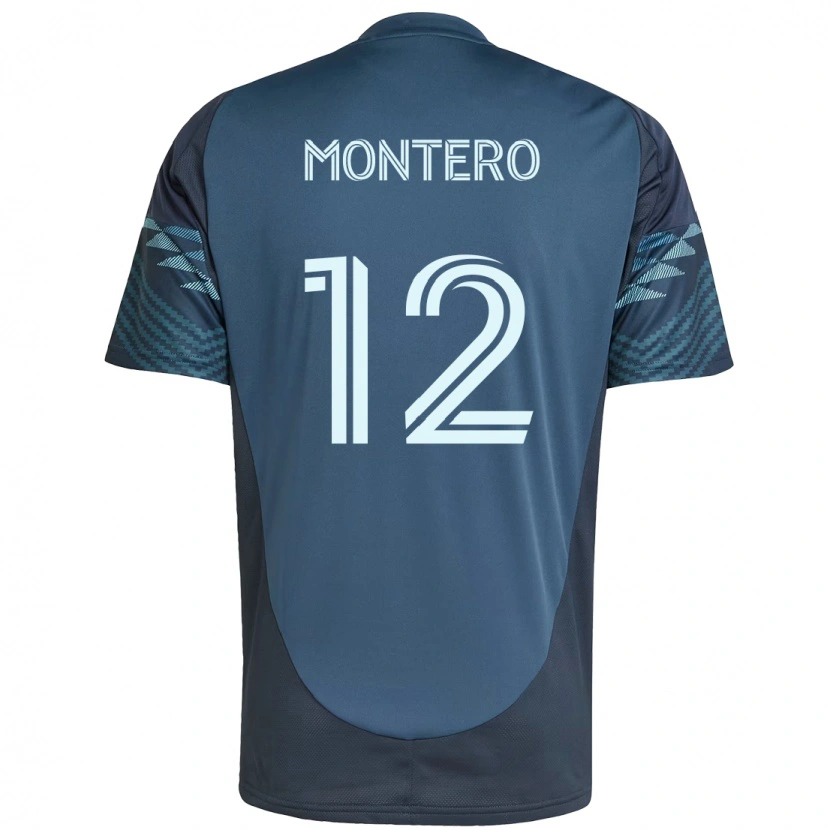 Danxen Enfant Maillot Fredy Montero #12 Vert Blanc Tenues Extérieur 2025/26 T-Shirt