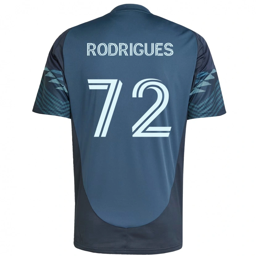 Danxen Enfant Maillot Braudílio Rodrigues #72 Bleu Clair Tenues Extérieur 2025/26 T-Shirt