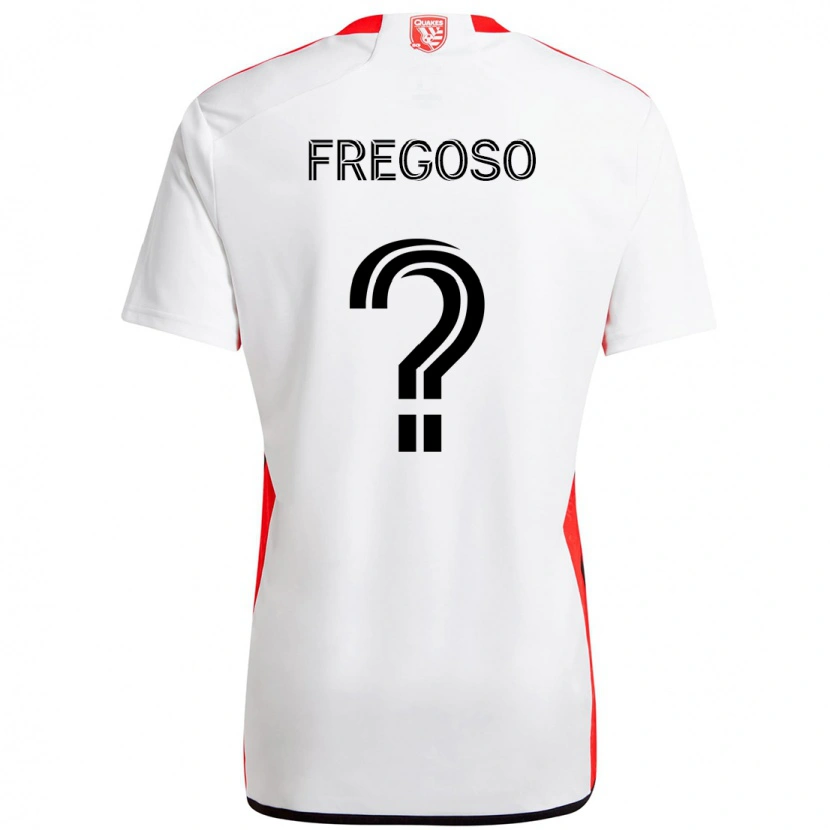Danxen Enfant Maillot Daniel Fregoso #0 Noir Bleu Foncé Tenues Extérieur 2025/26 T-Shirt