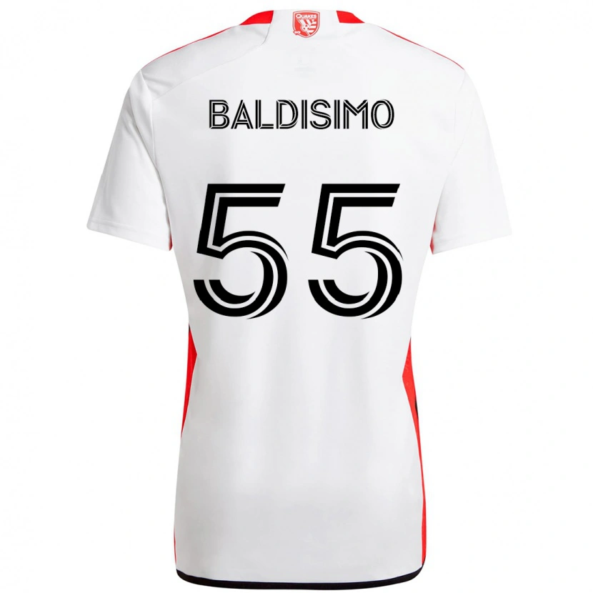 Danxen Enfant Maillot Michael Baldisimo #55 Noir Bleu Foncé Tenues Extérieur 2025/26 T-Shirt