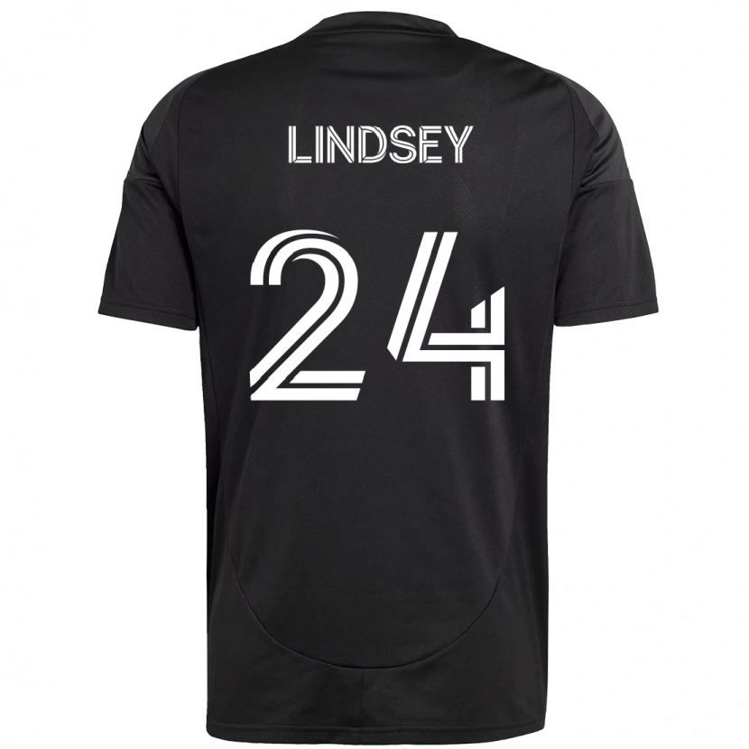 Danxen Enfant Maillot Jaylin Lindsey #24 Bleu Ciel Blanc Tenues Extérieur 2025/26 T-Shirt