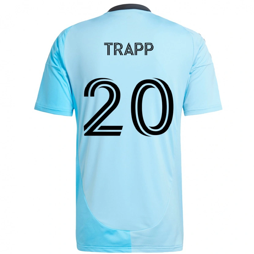 Danxen Enfant Maillot Wil Trapp #20 Bleu Ciel Tenues Extérieur 2025/26 T-Shirt