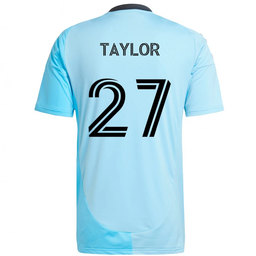 Danxen Enfant Maillot D.j. Taylor #27 Bleu Ciel Tenues Extérieur 2025/26 T-Shirt
