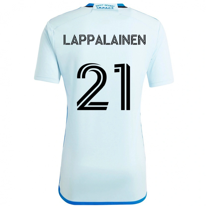 Danxen Enfant Maillot Lassi Lappalainen #21 Bleu Ciel Bleu Foncé Tenues Extérieur 2025/26 T-Shirt