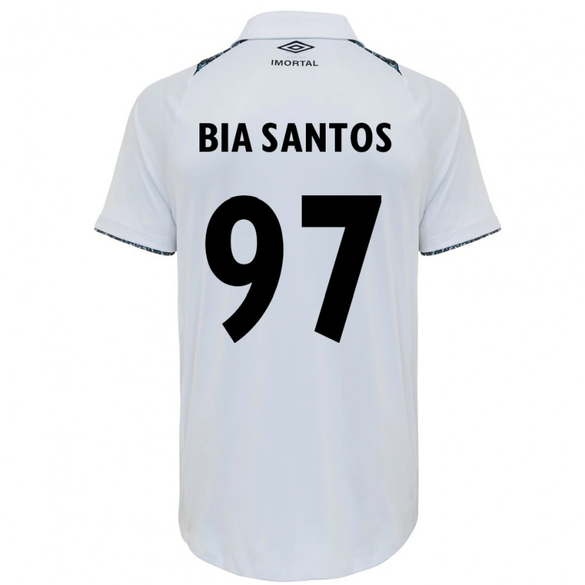 Danxen Enfant Maillot Bia Santos #97 Bleu Noir Blanc Tenues Extérieur 2025/26 T-Shirt